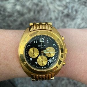 Croton Gold Watch Japan Quartz 5ATM StainlessSteel